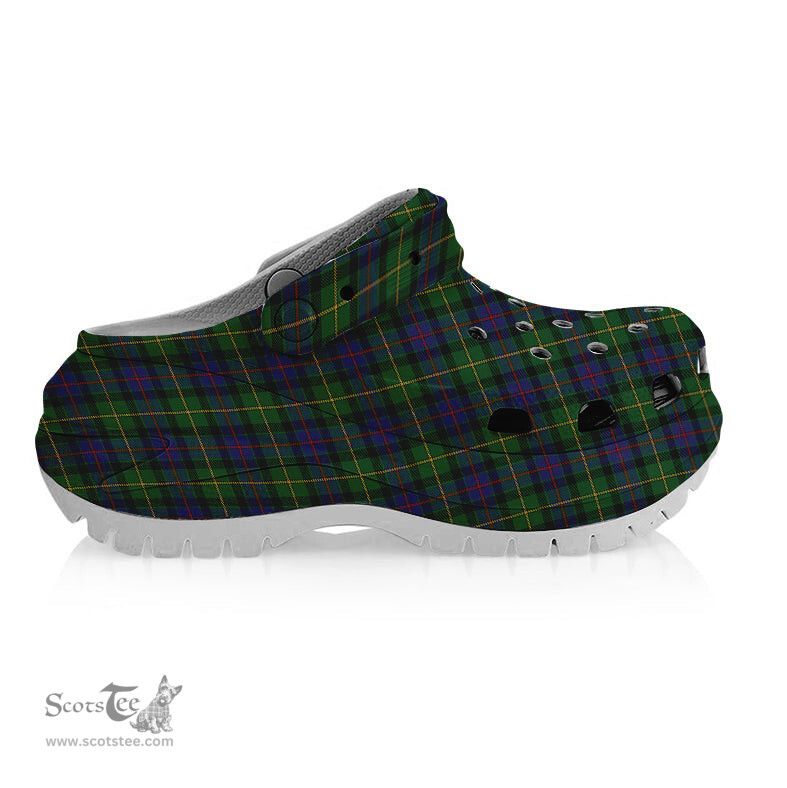 ScotsTee Shop Scottish Tait 1 Women's Tartan Height Increasing Clogs