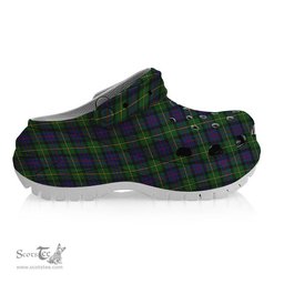 ScotsTee Shop Scottish Tait 1 Women's Tartan Height Increasing Clogs