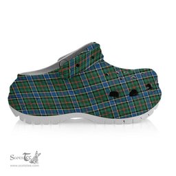 ScotsTee Shop Scottish Ogilvie (Ogilvy) Hunting Ancient Women's Tartan Height Increasing Clogs