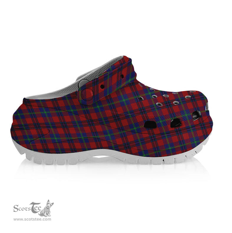 ScotsTee Shop Scottish Nicolson of Tiree & Coll Women's Tartan Height Increasing Clogs