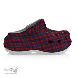 ScotsTee Shop Scottish Nicolson of Tiree & Coll Women's Tartan Height Increasing Clogs