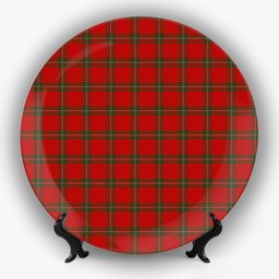 ScotsTee Shop Scottish MacGregor 2 Ceramic Tartan Plate