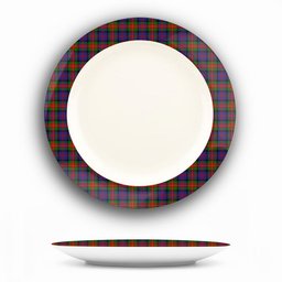 ScotsTee Shop Scottish MacLagan of Glenquiech Ceramic Tartan Plate