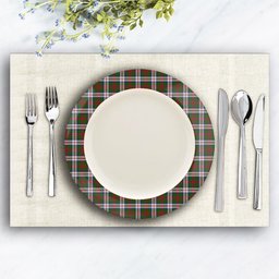 ScotsTee Shop Scottish MacKintosh Dress Scott Adie Ceramic Tartan Plate