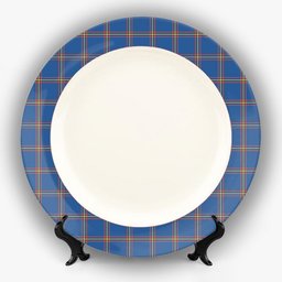 ScotsTee Shop Scottish MacLaine of Loch Buie Hunting Ancient Ceramic Tartan Plate