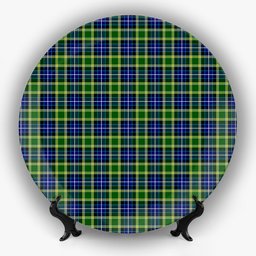 ScotsTee Shop Scottish MacKellar SC Ceramic Tartan Plate