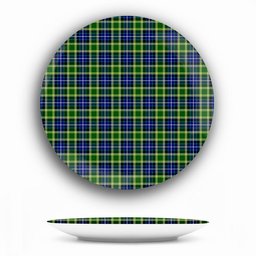 ScotsTee Shop Scottish MacKellar SC Ceramic Tartan Plate