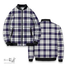 ScotsTee Shop Scottish Alexander of Menstry Dress Modern Tartan Bomber Puffer Jacket