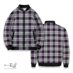 ScotsTee Shop Scottish Alexander of Menstry Dress Tartan Bomber Puffer Jacket