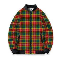 ScotsTee Shop Scottish Baxter of Balgavies Modern Tartan Bomber Puffer Jacket