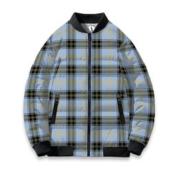 ScotsTee Shop Scottish Baxter of Balgavies Ancient Tartan Bomber Puffer Jacket