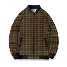 ScotsTee Shop Scottish Bruce of Kinnaird (Vivienne Westwood Design) Tartan Bomber Puffer Jacket