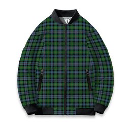 ScotsTee Shop Scottish Baillie of Lamington Ancient Clan Tartan Bomber Puffer Jacket