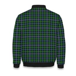 ScotsTee Shop Scottish Baillie of Lamington Ancient Clan Tartan Bomber Puffer Jacket