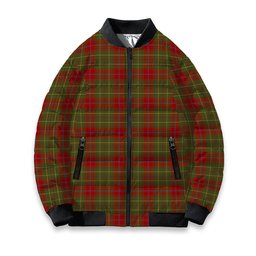 ScotsTee Shop Scottish Burnett of Powis Modern 2 Tartan Bomber Puffer Jacket