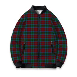 ScotsTee Shop Scottish Christie, Keith & Family Tartan Bomber Puffer Jacket
