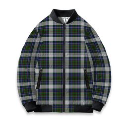 ScotsTee Shop Scottish Cockburn of Ormiston Dress Tartan Bomber Puffer Jacket