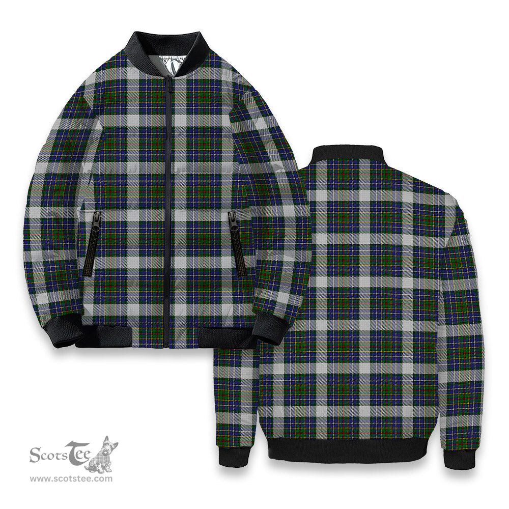 ScotsTee Shop Scottish Cockburn of Ormiston Dress Tartan Bomber Puffer Jacket