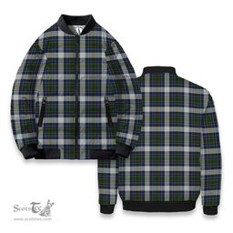 ScotsTee Shop Scottish Cockburn of Ormiston Dress Tartan Bomber Puffer Jacket