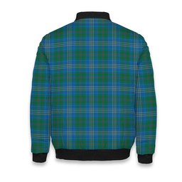 ScotsTee Shop Scottish Burns of California Ancient Tartan Bomber Puffer Jacket