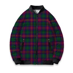 ScotsTee Shop Scottish Cairns of Finavon Tartan Bomber Puffer Jacket