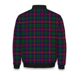 ScotsTee Shop Scottish Cairns of Finavon Tartan Bomber Puffer Jacket