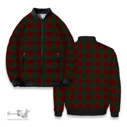 ScotsTee Shop Scottish Donachie of Brockloch Tartan Bomber Puffer Jacket