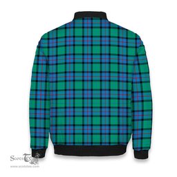 ScotsTee Shop Scottish Flower Of Scotland SC Tartan Bomber Puffer Jacket