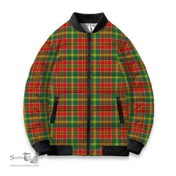 ScotsTee Shop Scottish Donald of Kingsburgh Modern Tartan Bomber Puffer Jacket