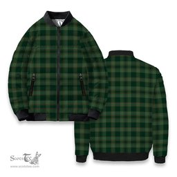 ScotsTee Shop Scottish Donachie of Brockloch Hunting Tartan Bomber Puffer Jacket