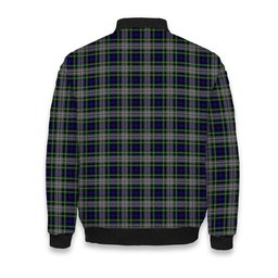ScotsTee Shop Scottish Davidson of Tulloch Dress Tartan Bomber Puffer Jacket
