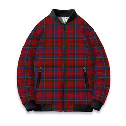 ScotsTee Shop Scottish Donald of Glenaladale Tartan Bomber Puffer Jacket