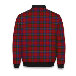 ScotsTee Shop Scottish Donald of Glenaladale Tartan Bomber Puffer Jacket