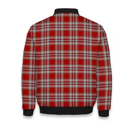 ScotsTee Shop Scottish Drummond of Perth Dress 3 Tartan Bomber Puffer Jacket