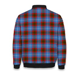 ScotsTee Shop Scottish Edinburgh Tartan Bomber Puffer Jacket