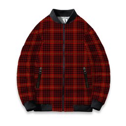 ScotsTee Shop Scottish Donald of Ardnamurchan Tartan Bomber Puffer Jacket