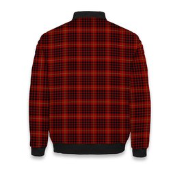ScotsTee Shop Scottish Donald of Ardnamurchan Tartan Bomber Puffer Jacket