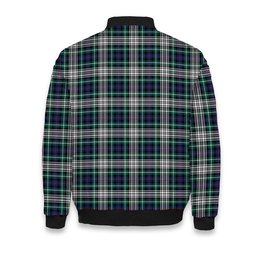 ScotsTee Shop Scottish Davidson of Tulloch Dress Modern Tartan Bomber Puffer Jacket