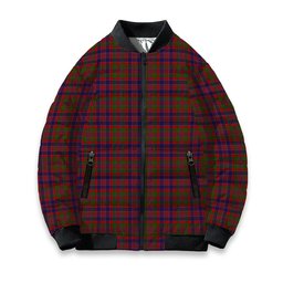 ScotsTee Shop Scottish Donald of Boisdale Tartan Bomber Puffer Jacket