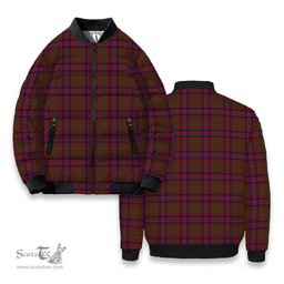 ScotsTee Shop Scottish Donald of Boisdale Tartan Bomber Puffer Jacket