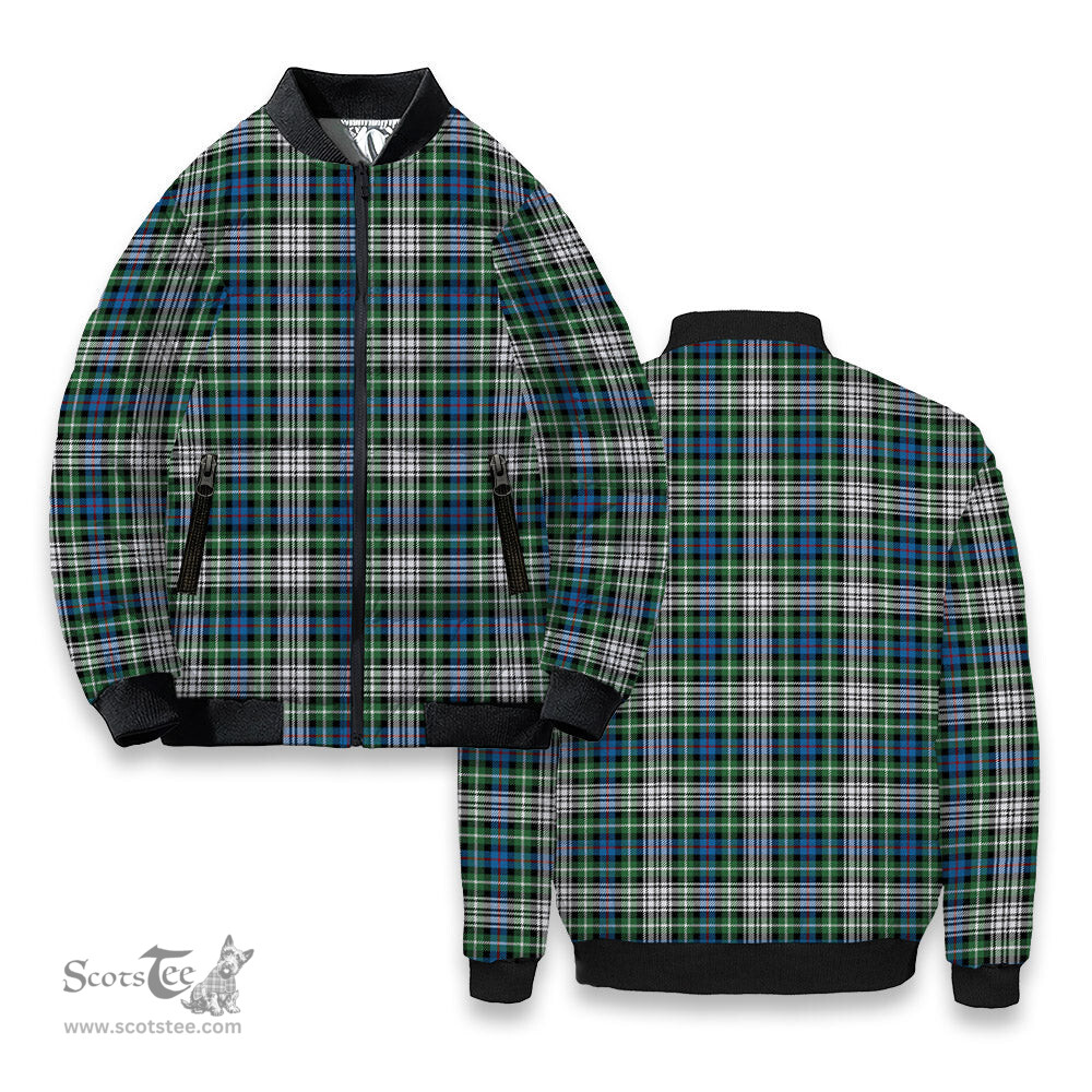 ScotsTee Shop Scottish Davidson of Tulloch Dress Ancient Tartan Bomber Puffer Jacket