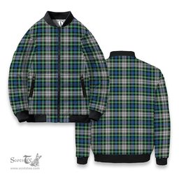 ScotsTee Shop Scottish Davidson of Tulloch Dress Ancient Tartan Bomber Puffer Jacket