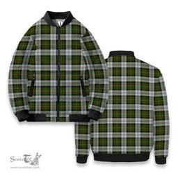 ScotsTee Shop Scottish Gillies Dress Green Tartan Bomber Puffer Jacket