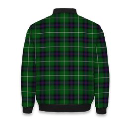 ScotsTee Shop Scottish Donald of The Isles Tartan Bomber Puffer Jacket