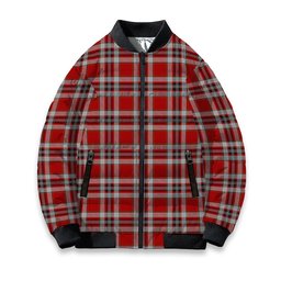 ScotsTee Shop Scottish Drummond of Perth Dress Tartan Bomber Puffer Jacket