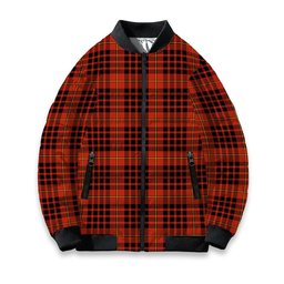 ScotsTee Shop Scottish Donald of Ardnamurchan Ancient Tartan Bomber Puffer Jacket