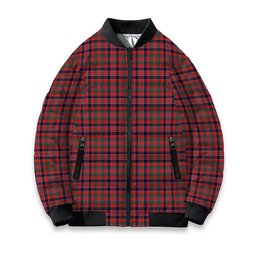 ScotsTee Shop Scottish Donald of Boisdale Modern Tartan Bomber Puffer Jacket