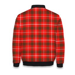 ScotsTee Shop Scottish Duke of Rothesay Modern Tartan Bomber Puffer Jacket
