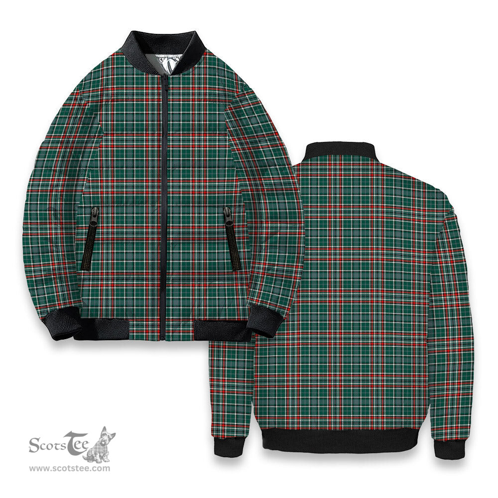 ScotsTee Shop Scottish Gayre Dress Modern Tartan Bomber Puffer Jacket