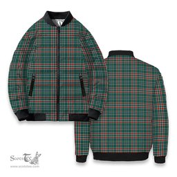 ScotsTee Shop Scottish Gayre Dress Modern Tartan Bomber Puffer Jacket